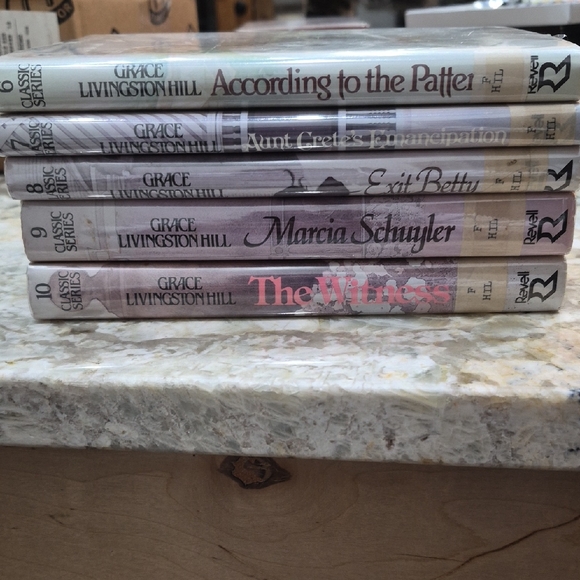 Revell Other - Vintage Grace Livingston Hill Classic Series Book Set 6-10 Hardcover Christian